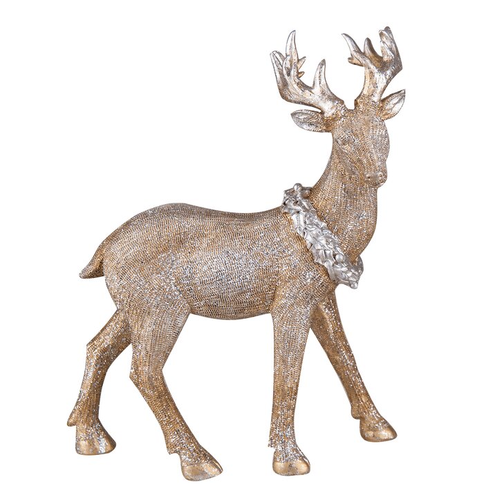 large resin reindeer